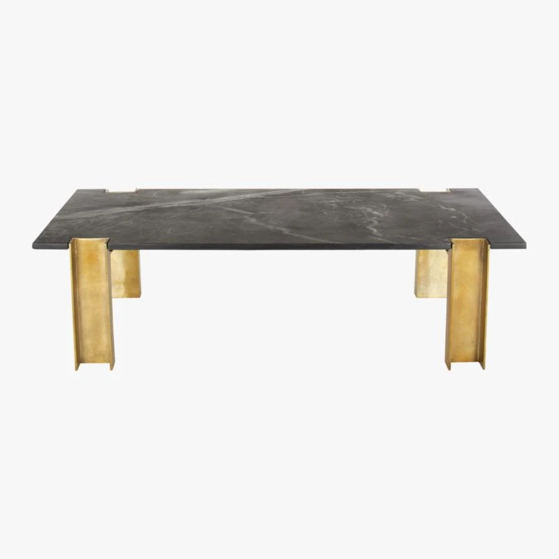 Alcide Rectangular Marble Coffee Table - Image 6