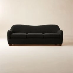 Bacio Black Boucle Sofa
